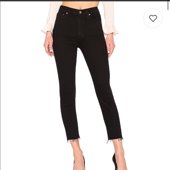 Agolde Denim - Agolde Nico black jeans sz 25